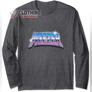 Weezer Chrome Star Long Sleeve T Shirt 2