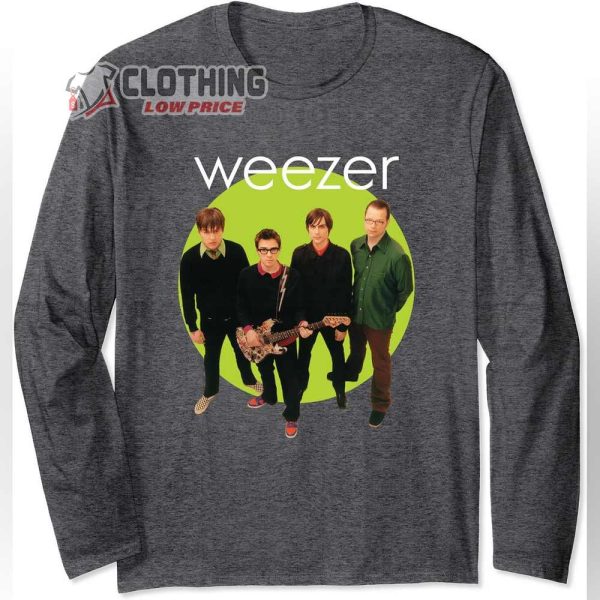 Weezer – Green Album Circle Long Sleeve T-Shirt