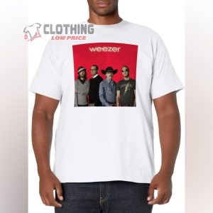 Weezer Red Album Cover T Shirt 2