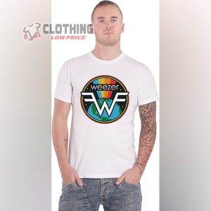 Weezer T Shirt Symbol Band Logo Official Mens White