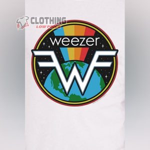 Weezer T Shirt Symbol Band Logo Official Mens White 3