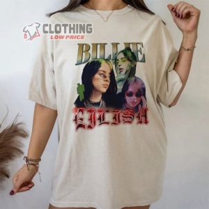 90S Vintage Billie Eilish Vintage T Shirt Billie Eilish Gift Billie Concert Shirt Fans 2