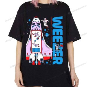 Weezer Astronaut Rock Band Tee Hard Rock Seminole Hollywood FL Merch 1