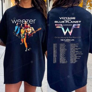 Weezer Blue Planet Tour 2024 Shirt Voyage to the Blue Planet Tour Dates Tee 1