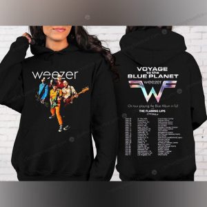 Weezer Blue Planet Tour 2024 Shirt, Voyage to the Blue Planet Tour Dates Tee