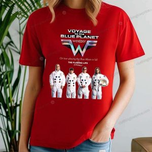 Weezer Voyage To The Blue Planet 2024 Tour Merch Weezer Astronaut Rock Band Tee 1