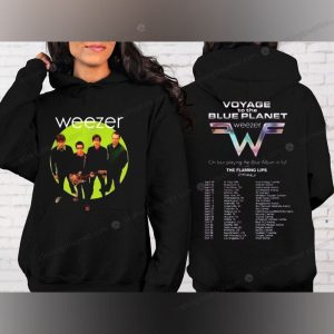 Weezer Voyage to the Blue Planet Tour Merch Weezer Live in Concert Tour Dates T Shirt 2 hoodie