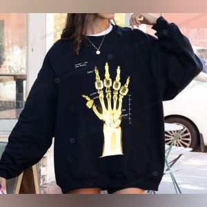 Kobe Basketball Legacy Anatomical X-Ray Championship Rings Sweatshirt