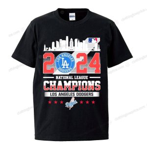 LA Dodgers 2024 National League Champions Hoodie Celebrate Victory in Style with MLB Apparel 3 tshirt