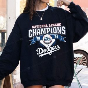 Los Angeles Dodgers 2024 Champions Sweatshirt Celebrate Victory with MLB Gear 1