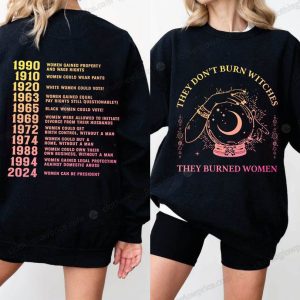 They Didnt Burn Witches Shirts Mystical Feminist Sweater 1